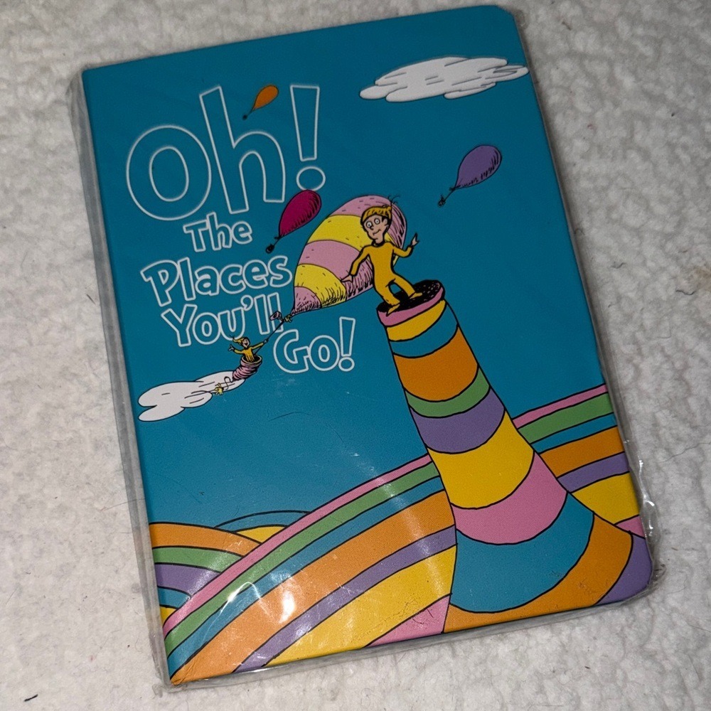 Dr. Seuss Oh The Places Youll Go Journal Vandor 56711 Blue 60 Sheets Graduation
